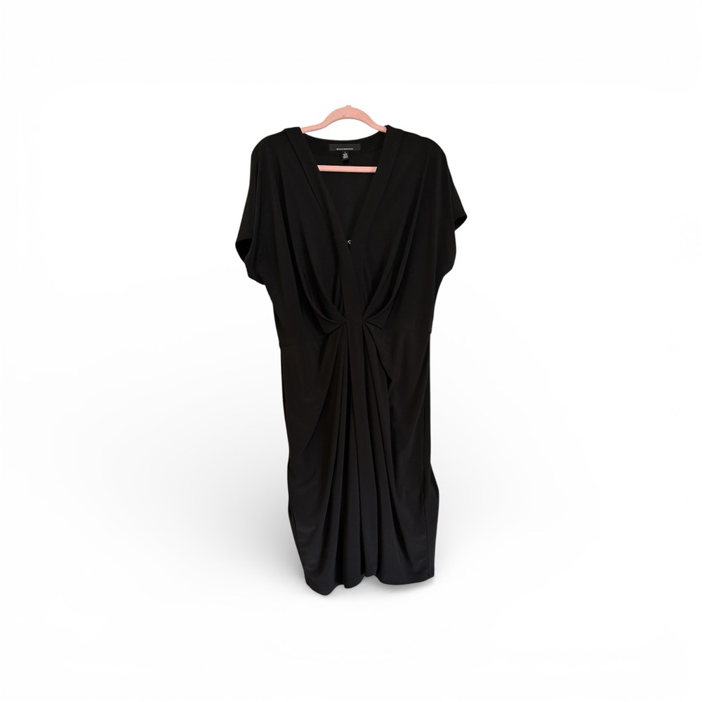 White House Black Market Jersey Twist Front Dress Cocktail Work